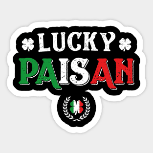 Lucky Paisan St Patricks Day Sticker